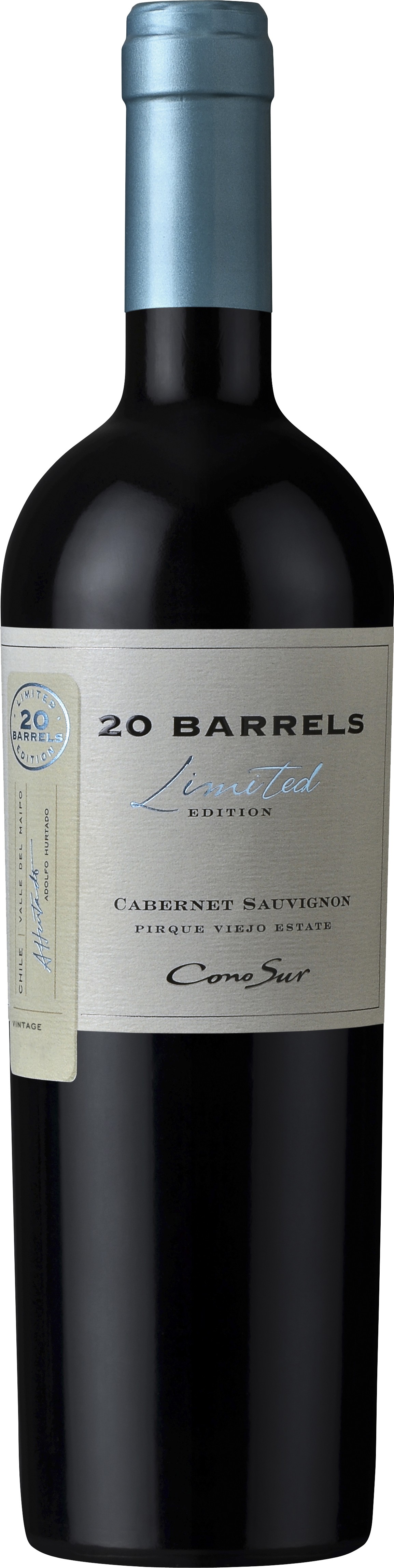 Cono Sur 20 Barrels Cabernet Sauvignon Ltd 2014 wine bottle