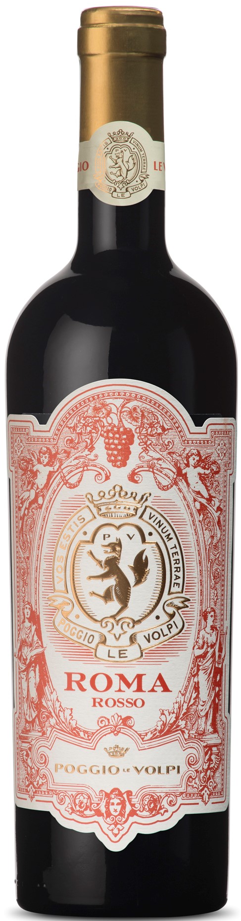 Poggio Le Volpi Roma Rosso 2017 wine bottle