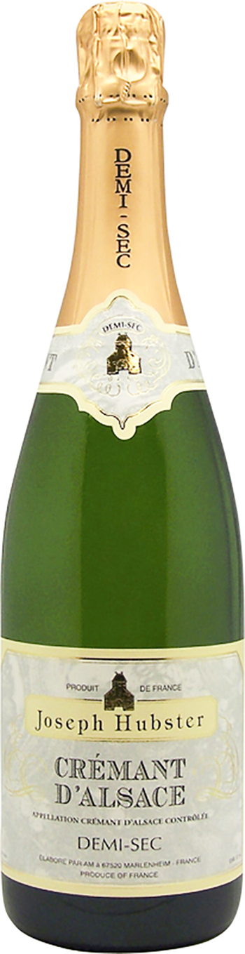 Joseph Hubster Cremant D´Alsace Demi Sec wine bottle