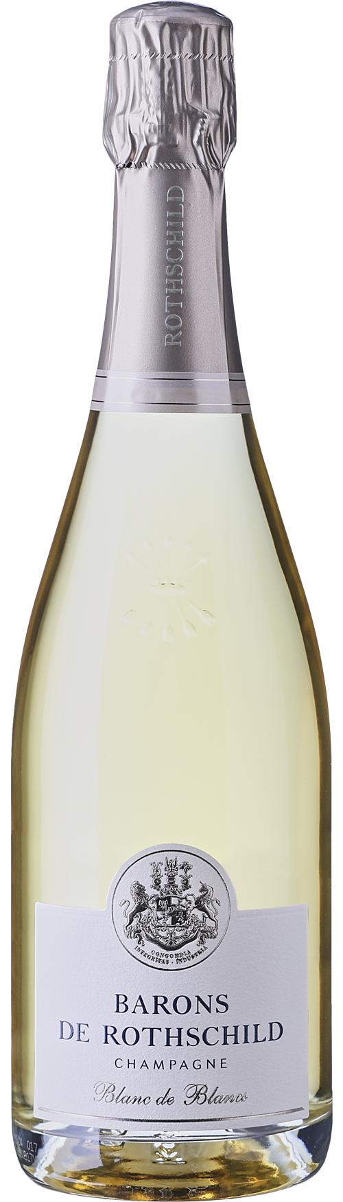 Champagne Barons de Rothschild Blanc de Blancs wine bottle