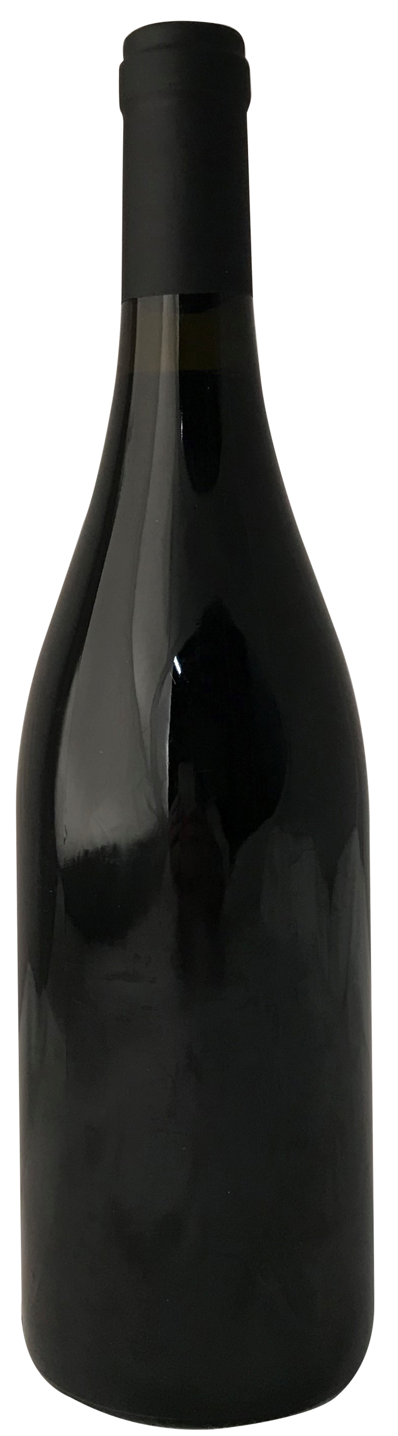 Rosso Nero, uden frontetiket wine bottle