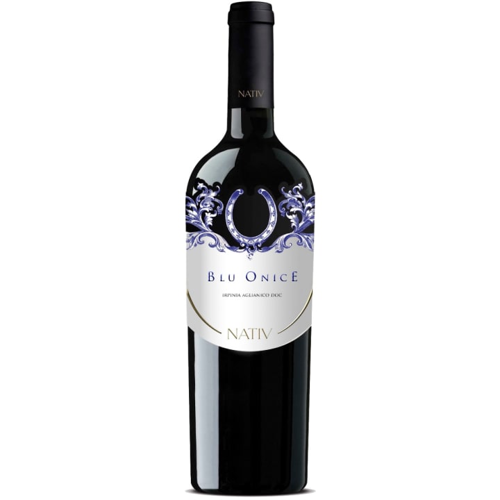 Nativ Blu Onice Irpina Aglianico DOC 2020 wine bottle