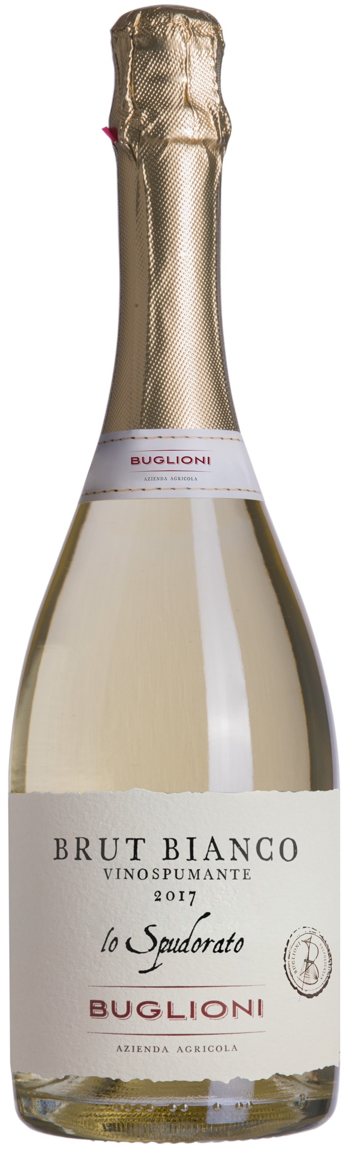 Buglioni Lo Spudorato Spumante Brut 2017 wine bottle