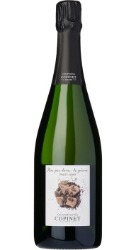 Champagne Copinet Nos pas dans la pierre wine bottle
