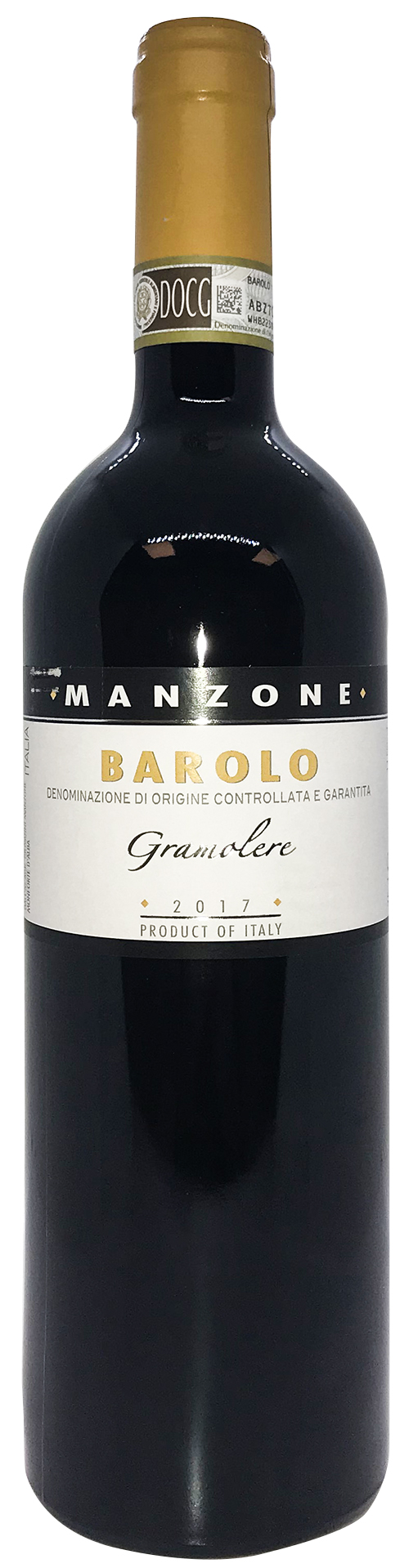 Manzone Barolo DOCG Gramolere 2017 wine bottle
