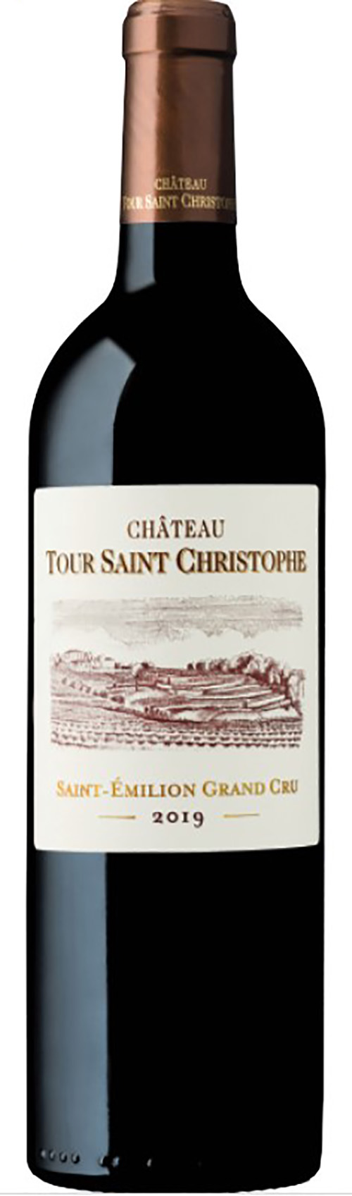 Chateau Tour Saint-Christophe Saint-Emilion Grand Cru 2019 wine bottle