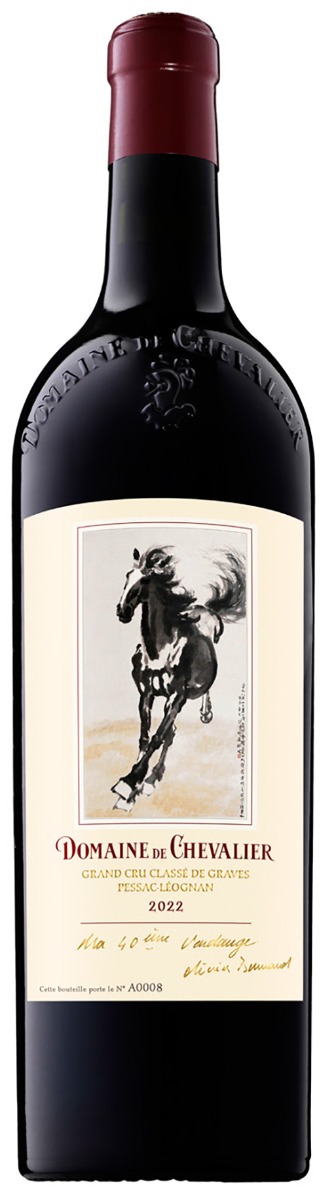 Domaine de Chevalier Pessac-Leognan Grand Cru 2022 i trækasse wine bottle