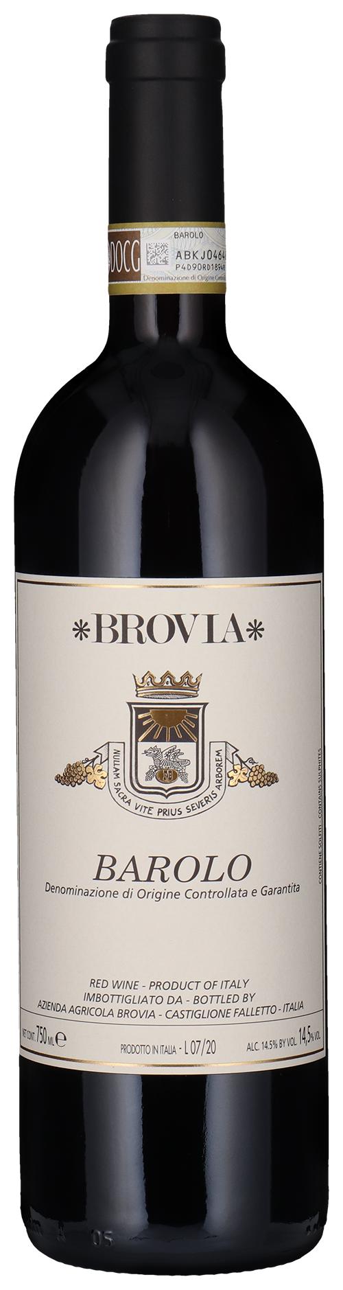 Barolo 2021 wine bottle