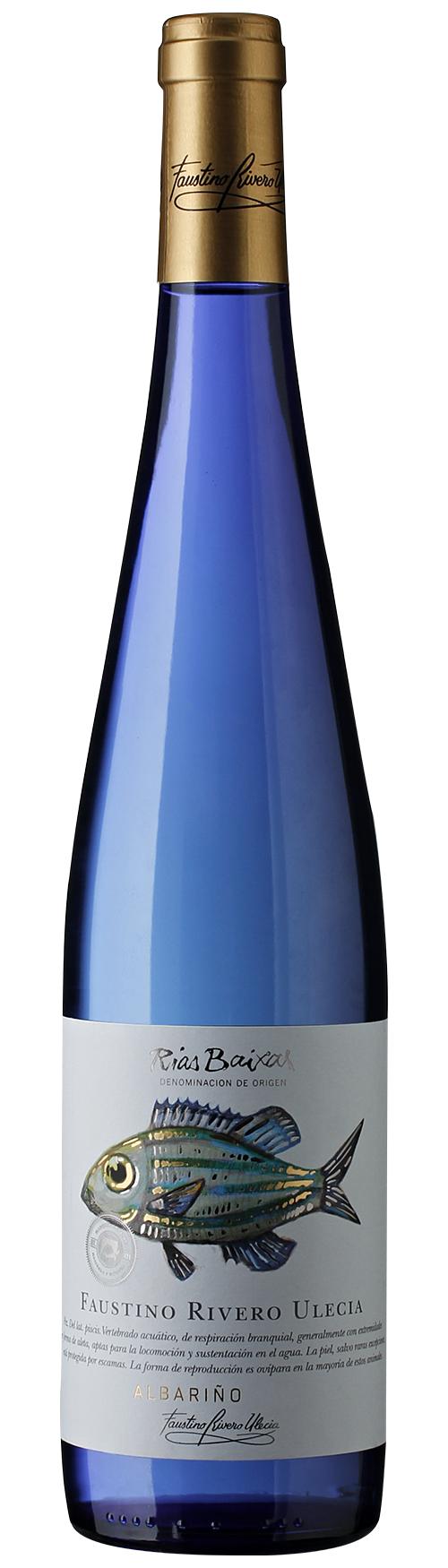 Marques del Atrio Faustino Rivero Ulecia Albariño wine bottle