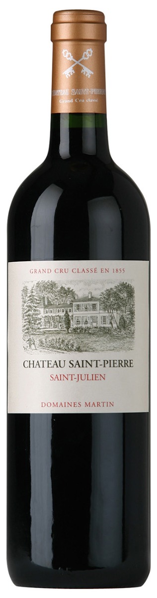 Chateau Saint-Pierre 4. Cru Classé Saint-Julien 2020 i trækasse wine bottle
