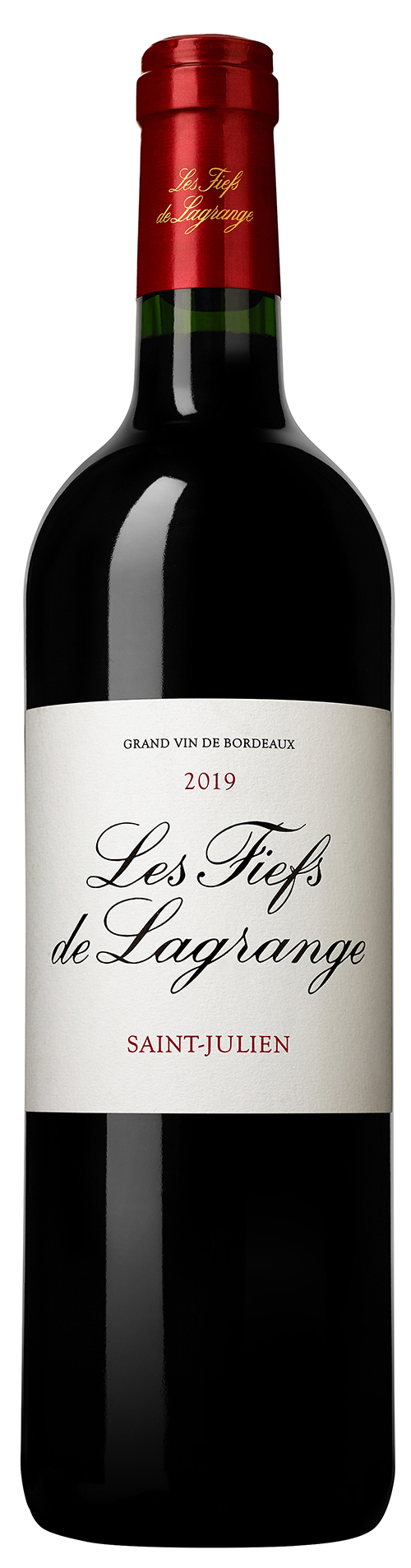 Les Fiefs De Lagrange Saint-Julien 2019 i trækasse wine bottle