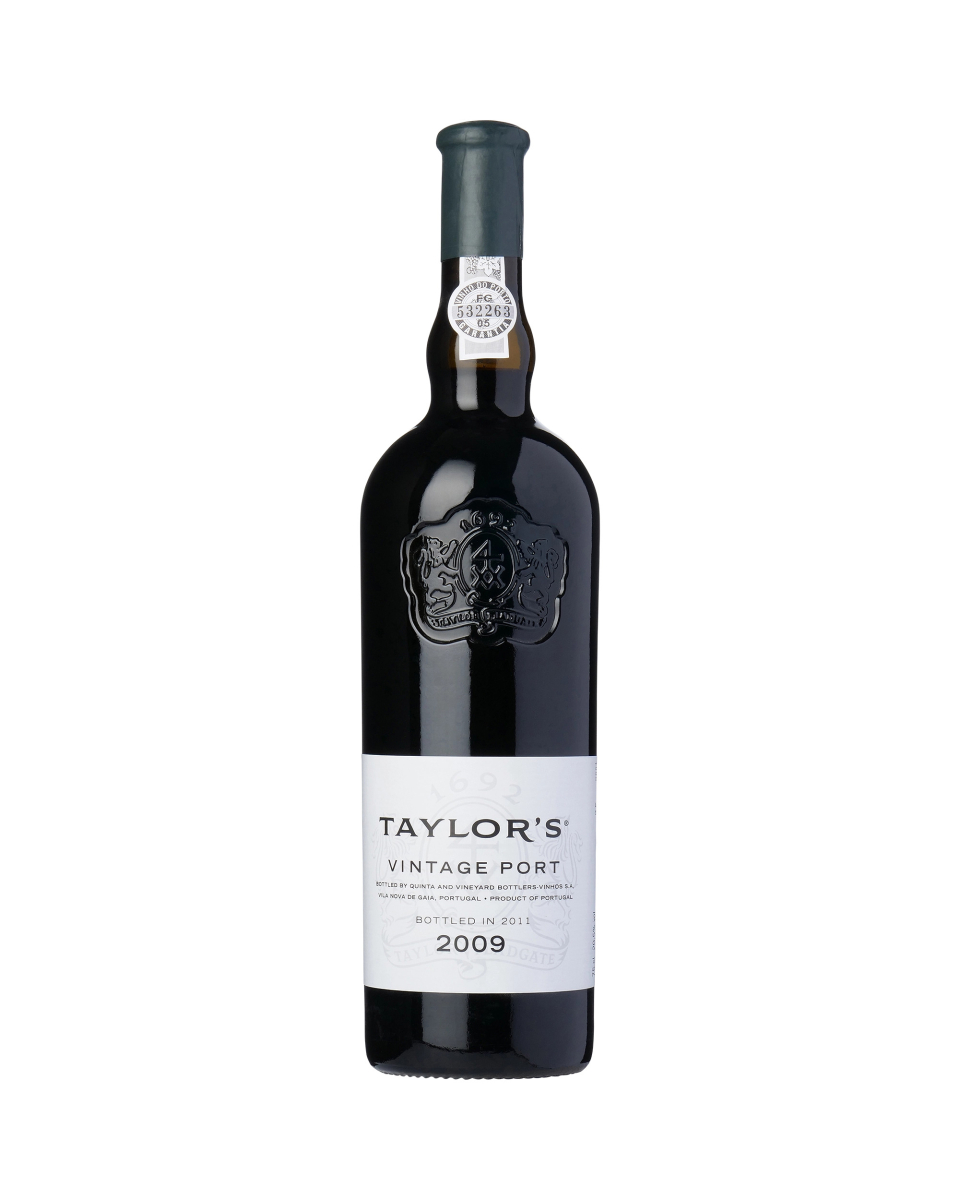 Taylor's 2009 Vintage Port wine bottle