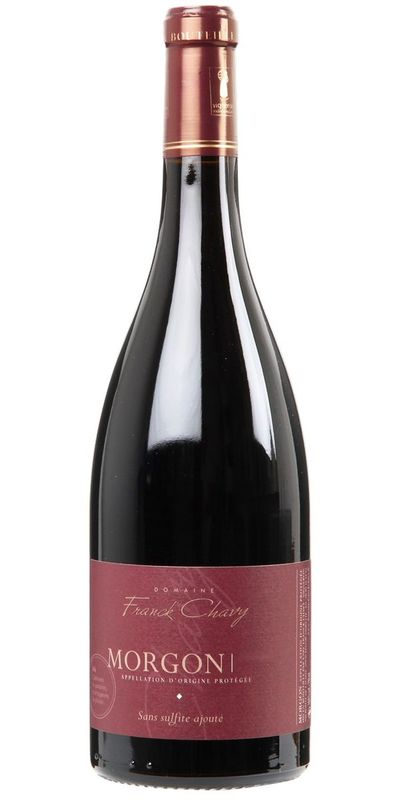 Domaine Franck Chavy, Morgon Sans Sulfite 2021 wine bottle