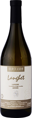 Broccardo "Langhet" Langhe Arneis 2022 wine bottle