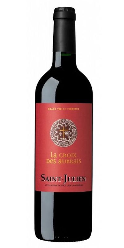 La Croix des Aubrais, Saint-Julien 2021 wine bottle