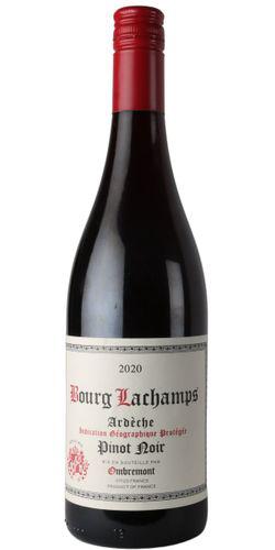 Bourg Lachamps, Ardeche Pinot Noir 2022 wine bottle