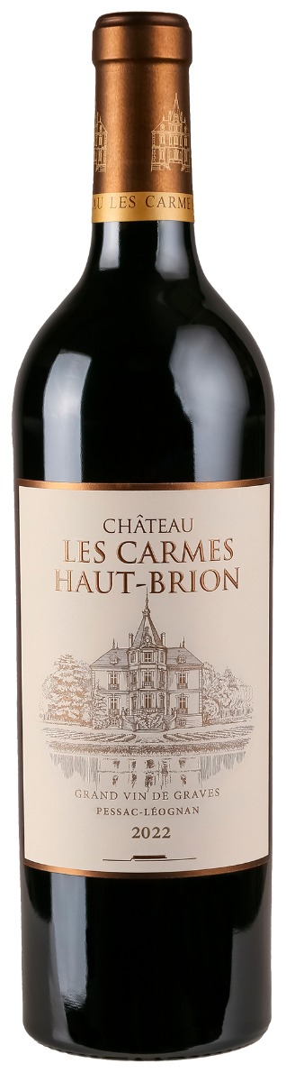 Chateau Les Carmes Haut-Brion Pessac-Leognan 2022 - 3 stk trækasse wine bottle