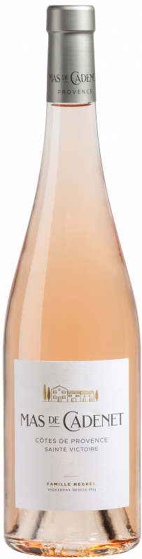 Mas de Cadenet Cote de Provence Sainte Victoire Rosé 2020 wine bottle