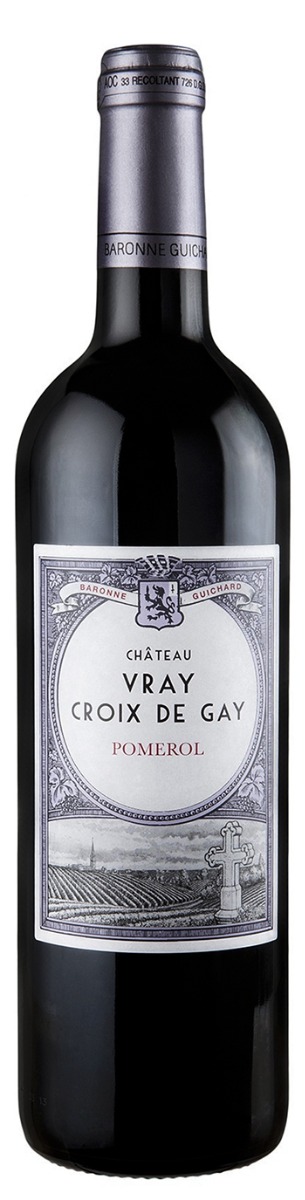Chateau Vray Croix de Gay Pomerol 2020 ØKO i trækasse wine bottle