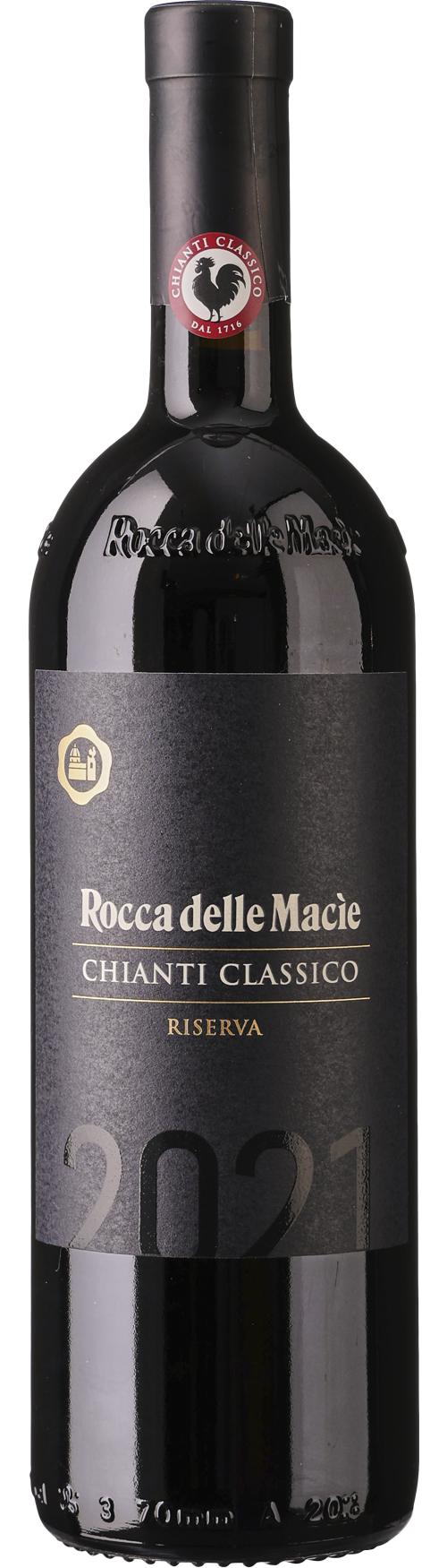 Rocca delle Macìe Famiglia Zingarelli Riserva Black Label Chianti Classico DOCG wine bottle