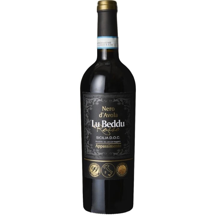 Lu Beddu Rollo Nero d Avola Appassimento 2023 wine bottle