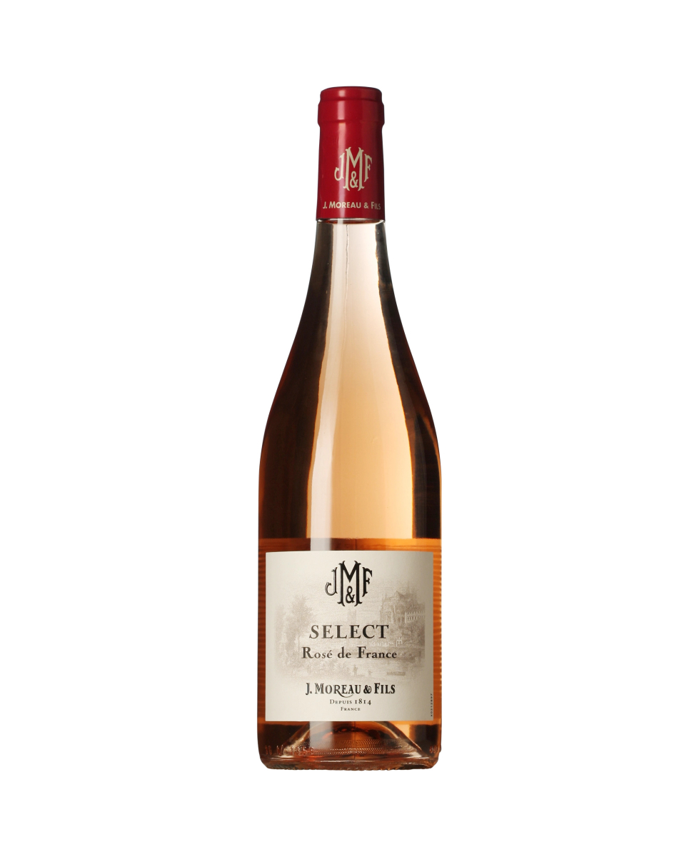 J. Moreau et Fils Rosé Select wine bottle