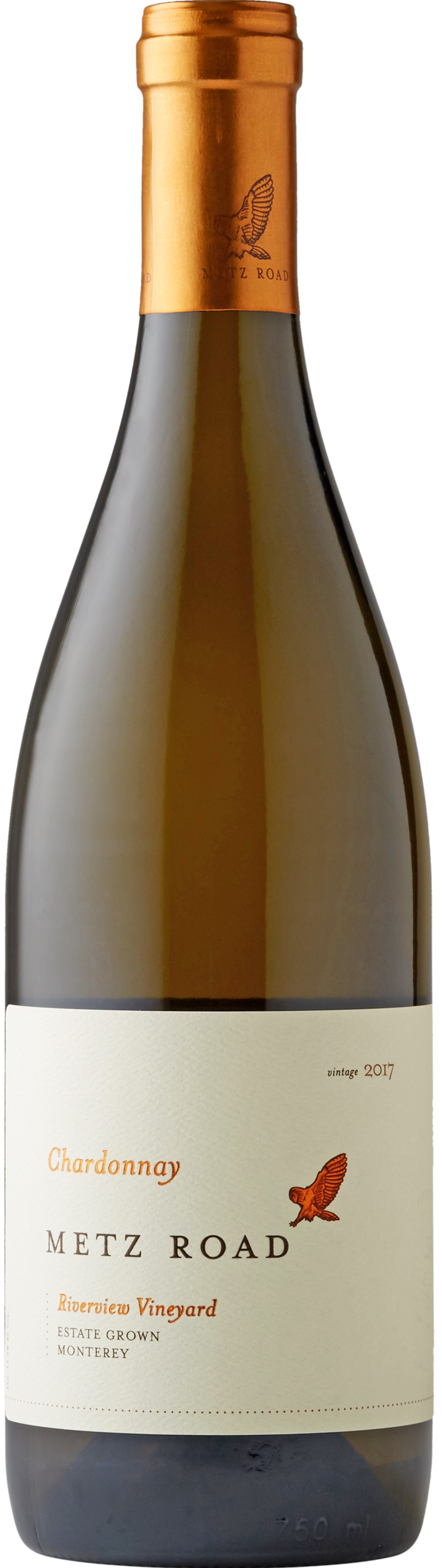 Scheid Metz Road Chardonnay 2017 wine bottle