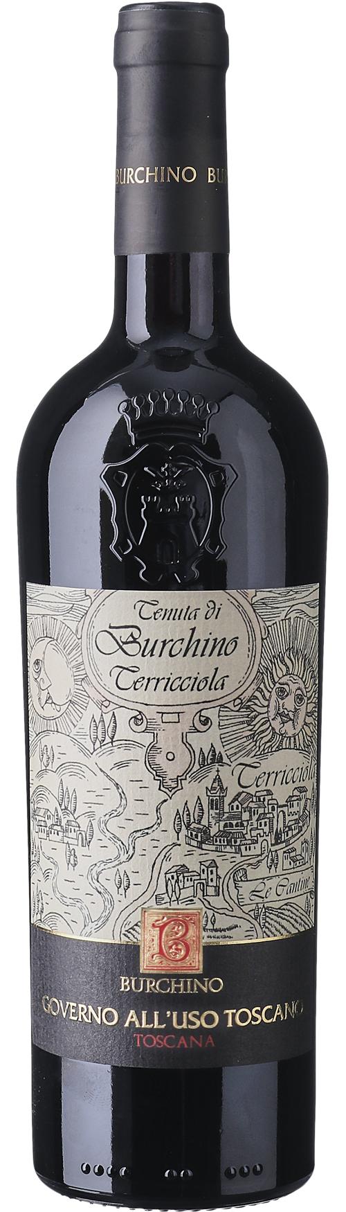 Tenuta di Burchino, Terricciola, Toscana IGT Governo wine bottle