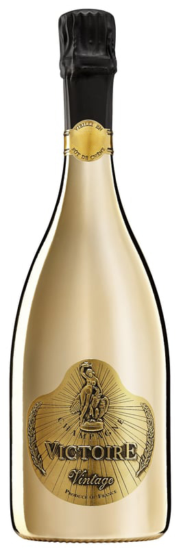 G.H. Martel Champagne Cuvée Victoire Gold Vintage 2017 wine bottle