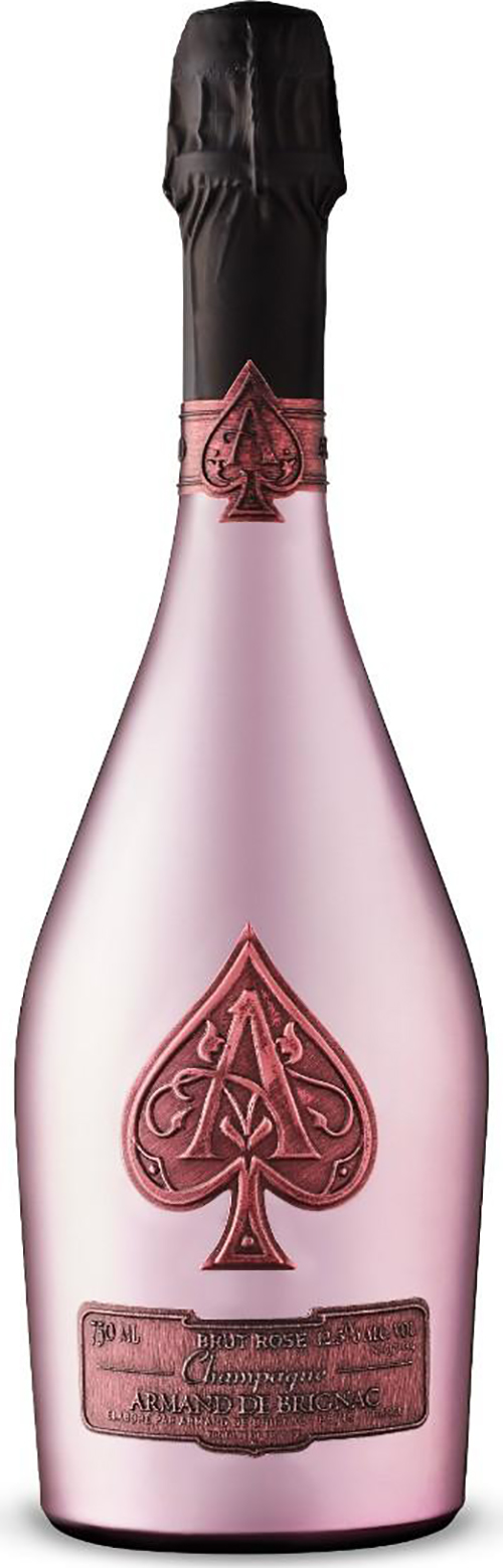 Armand de Brignac Champagne Rosé Brut wine bottle
