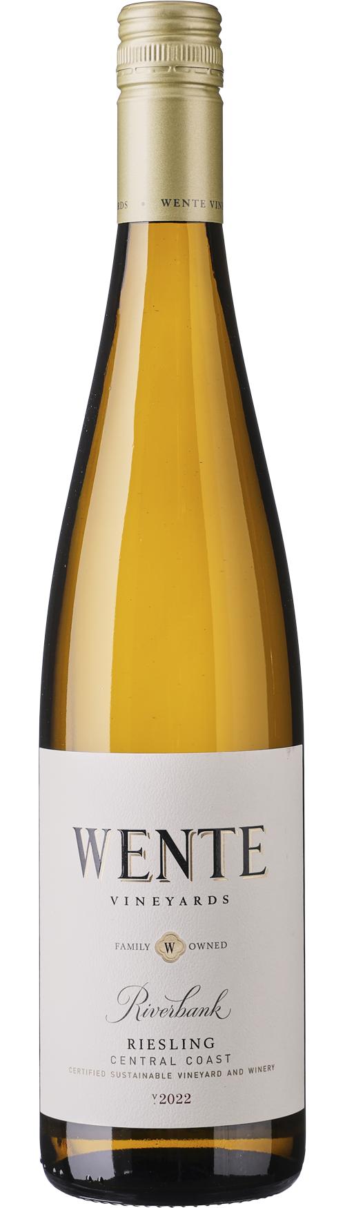 Wente Riverbank Central Coast Riesling wine bottle