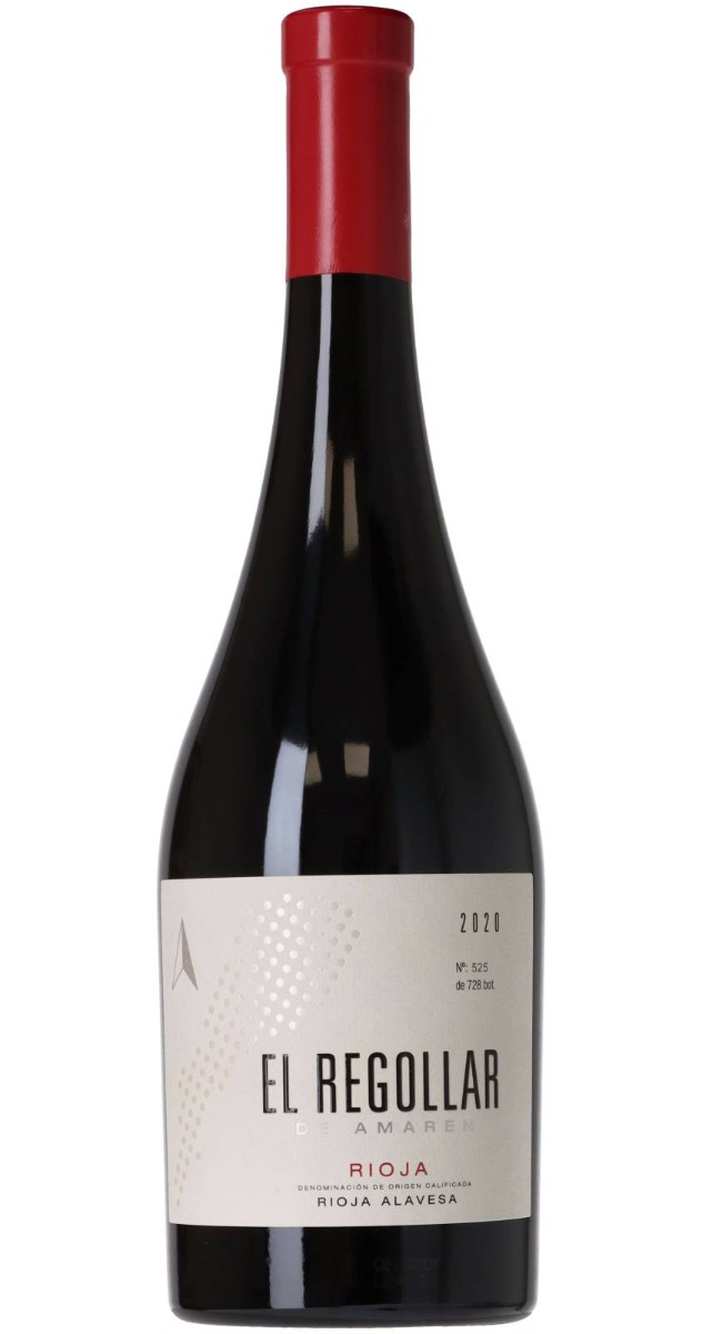 Bodegas Amaren Viñedo Singular El Regollar Rioja Alavesa 2020 i trækasse wine bottle