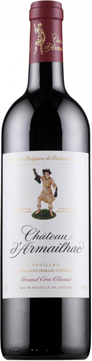 Chateau d'Armailhac Pauillac 5. Cru Classe 2020 i trækasse wine bottle