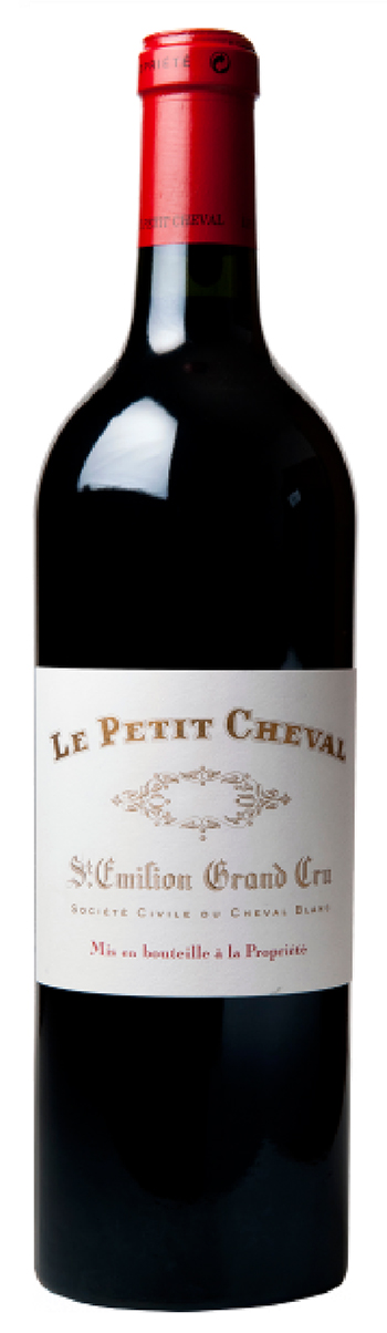 Le Petit Cheval Saint-Emilion Grand Cru AOC 2020 i trækasse wine bottle