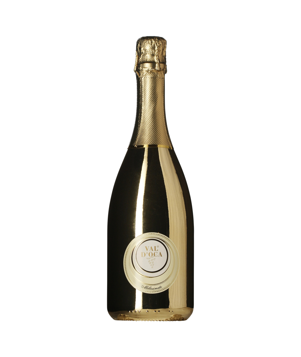 Val d'Oca Punto Oro Millesimato Gold Edition wine bottle
