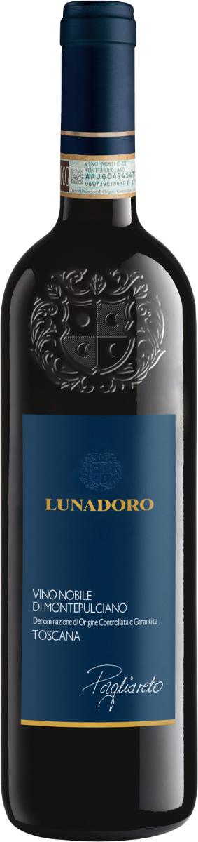Lunadoro Vino Nobile di Montepulciano DOCG Pagliareto 2019 wine bottle