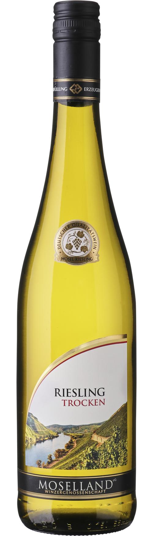 Moselland Riesling Qualitätswein Trocken wine bottle