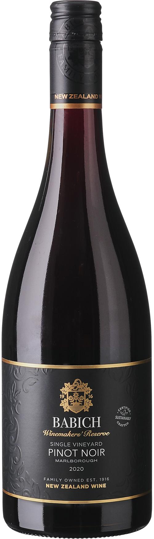 Babich Winemakers' Reserve Pinot Noir wine bottle
