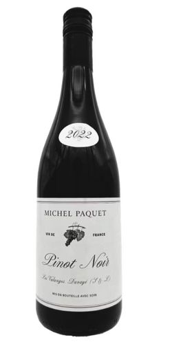 Michel Paquet Pinot Noir 2022 wine bottle