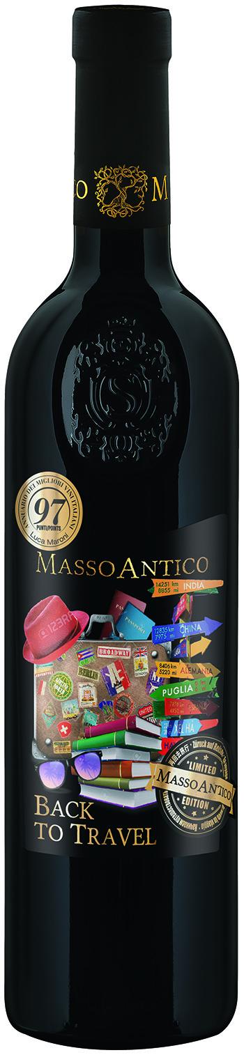 Masso Antico “Back to Travel” Primitivo di Manduria Limited Edition 2020 wine bottle