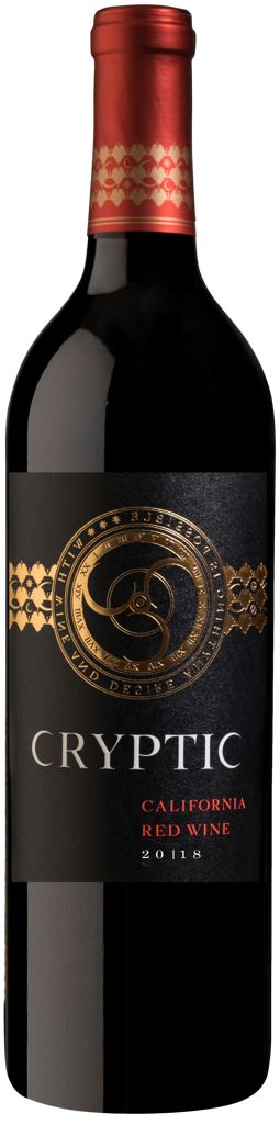 Cryptic 2018 wine bottle