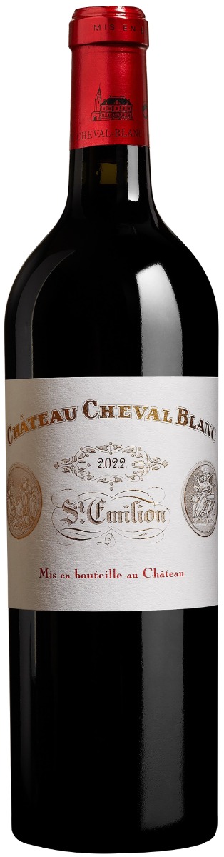 Château Cheval Blanc Saint-Emilion 1er Grand Cru Classé A 2022 i trækasse wine bottle