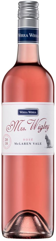 Wirra Wirra Grenache Rosé Mrs. Wigley 2018 wine bottle