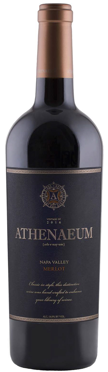 Athenaeum Napa Valley Merlot 2016 vintage wine bottle