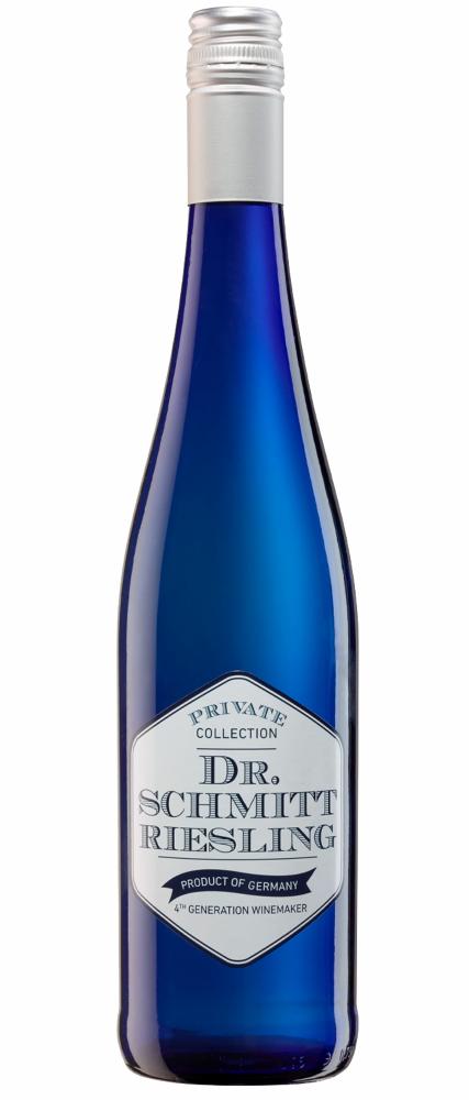 2022 Dr. Schmitt Blau Riesling QbA Rheinhessen wine bottle