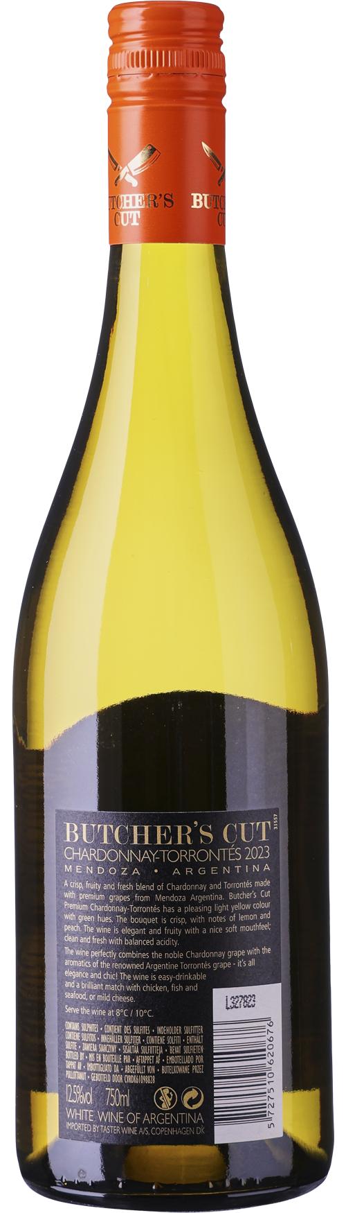Butcher's Cut Premium Chardonnay-Torrontés wine bottle
