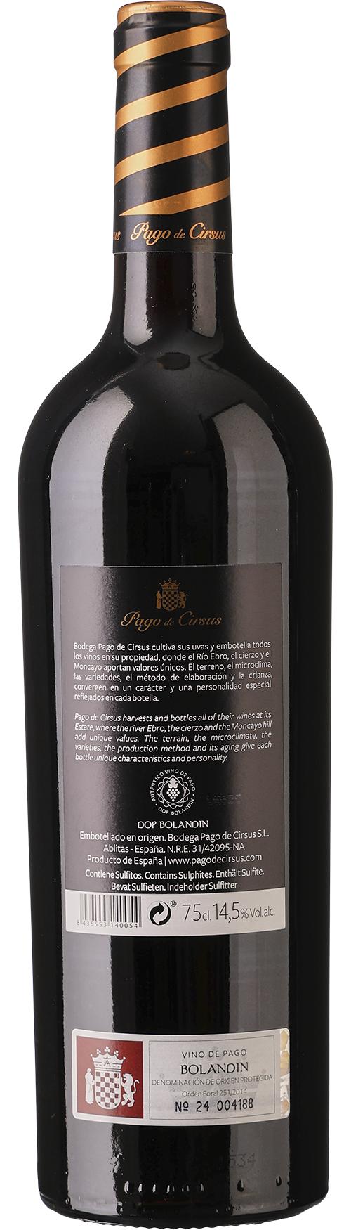 Pago de Cirsus Vendimia Seleccionada wine bottle