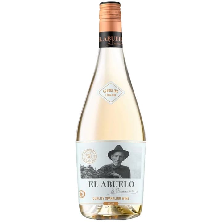 El Abuelo Sparkling Extra Dry wine bottle
