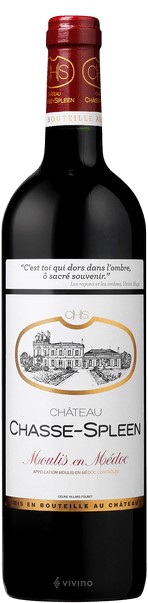 Château Chasse-Spleen Moulis 2019 i trækasse wine bottle