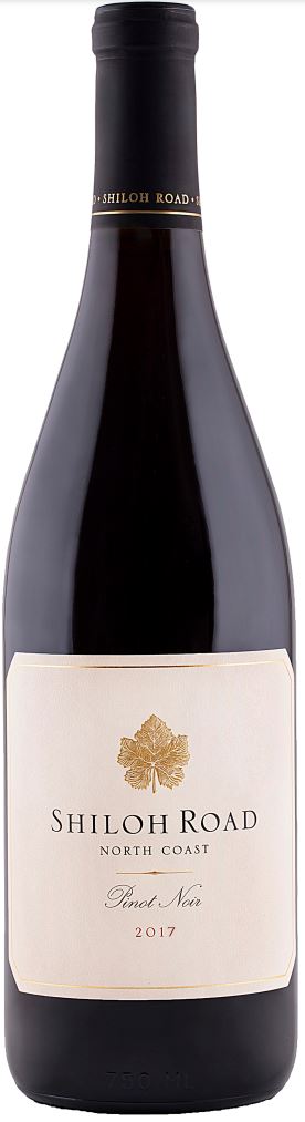 Shiloh Road North Coast Pinot Noir 2017 wine bottle